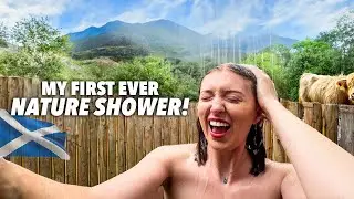 Naked in the Scottish Highlands! (Vanlife Outdoor Nature Shower on NC500)