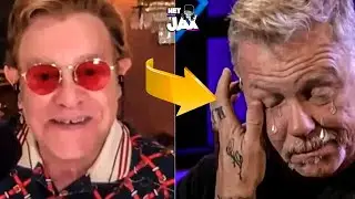 ELTON JOHN hace llorar a JAMES HETFIELD #HEYJAX