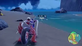 A Golden Worm In A Beach (Pokémon Scarlet)