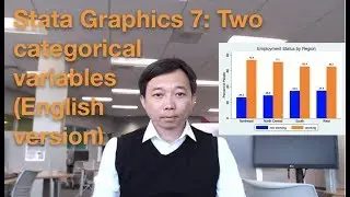 Stata Graphics 7: Two categorical variables with graph pie and graph bar (English version)
