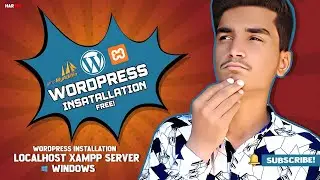 WordPress Install on Windows for FREE! - How to Install WordPress In Localhost Xampp Server? (Hindi)