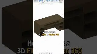 How to 3D Fillet (Round) edges using Fusion 360 