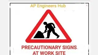 Precautionary Signs at Work site @apengineershub1092