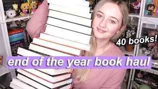 BOOK HAUL 📚 40 books (ya fantasy, romance, & thrillers)