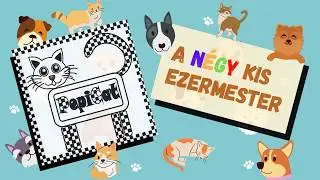 ⭐️MESE⭐️A négy kis ezermester🐸🐓🦔🐇