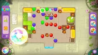 GardenScapes super hard level 2988 16 moves no boosters