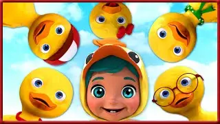 Five Little Ducks Song | Where is Mommy duck | Super Luca School Theater Nursery Rhymes & Kids Songs