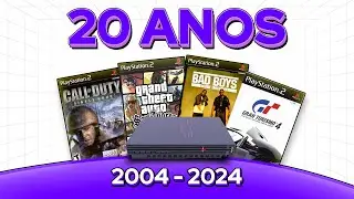 SINTA-SE VELHO! 10 jogos de PS2 que fazem 20 ANOS em 2024!
