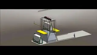 Schematic of movable drop bottom furnace - SAT THERMIQUE