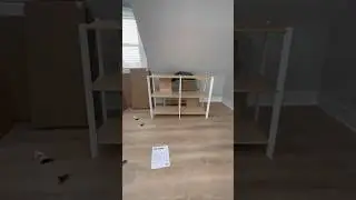 Ikea Jattesta shelf unit assembly #ikea #furniture #how #dewalt #diy