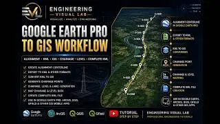 🌍 Google Earth Pro to GIS Workflow | Alignment Centerline | KML | Chainage | Level Mapping