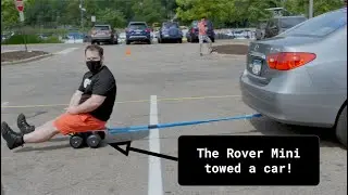 Towing (Another) Car With Our 20lb Educational Robot