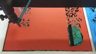 Produção de corte a laser em Papel Couché 7