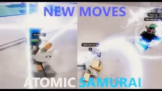 NEW Atomic Samurai MOVES | Strongest Battlegrounds Roblox
