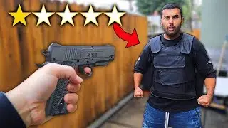 I Bought The WORST Rated BULLET PROOF Vest On WISH!! (1 STAR)