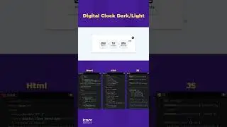 digital clock 😱 #coding #css #html #python #shorts #ytshorts #viralvideo #webdesign #webdevelopment