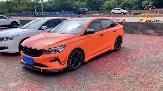 Proton S70 modified orange color.😲😲..nice..