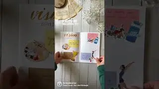 Making a diy vision board in your art journal 