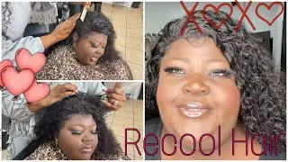 Fall in love with these Curls !  |13x4  Frontal Lace Front Wig | Recool Hair | Joy Amor