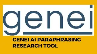 Research Faster with Genei An AI Powered Tool