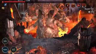 Raid:S.L Hard Clan boss gameplay