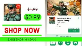 Tank Army - Fast Fingers Shmup - Goole App Sales