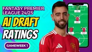 FPL GAMEWEEK 1 DEADLINE STREAM RATING YOUR DRAFTS WITH AI + Q&A | FANTASY PREMIER LEAGUE 2024-2025