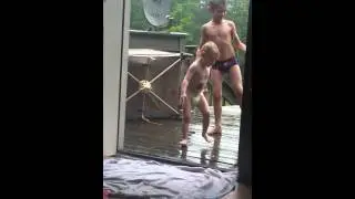 Summer rain undie dance party