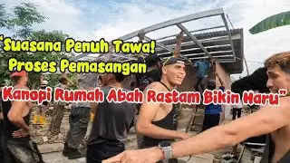 “Bikin Terharu! Kekompakan Warga & Aisar Khalid Saat Pasang Kanopi Abah Rastam”