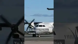 Bird Strikes: A Major Concern for Airline Safety! #aviation #shorts