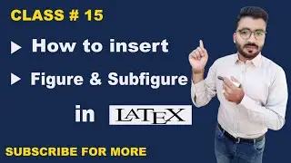 how to insert figure ,subfigure in Latex| figure and subfigure in latex in urdu | 