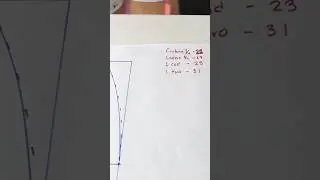 Trazo básico short (parte trasera) #costurafacil #patrondecostura #costuraparaprincipiantes #cursos