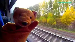 Ласточка прибывает в Каменск Уральский Лисёнок на пути в Кольцово Martlet Train