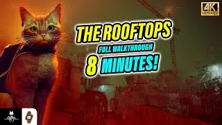 EASY The Rooftops Full Walkthrough in 9 minutes! | Stray Walkthrough