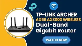 TP Link Archer AX55 AX3000 Wireless Dual Band Gigabit Router