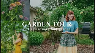 Garden Tour | 200 Square Foot Garden | Homesteading on an Acre