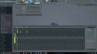 Testing out drums