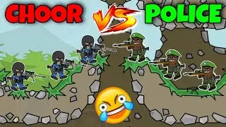 Choor Vs Police | Mini Militia Funny Gameplay 🤣