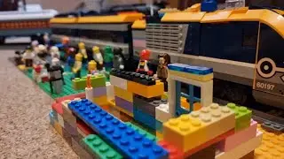 Lego Express Train Vs Polar Express locomotive #lego #legotrain #polarexpress #legocity #like #sub