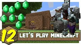 How to Make a Raid Farm + How to Get Unlimited Emeralds - Minecraft Survival Episode 12