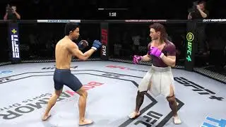 UFC 4 | Jet Li vs. Busty Asians (Model) (EA Sports UFC 4)