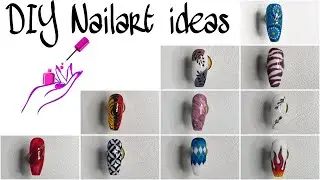 Nail art compilation || How to do nails at home || DIY nailart ideas