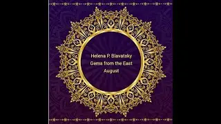 Gems from the East August H  P  Blavatsky