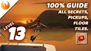 Tomb Raider 1 (2024) | Level 13 - Natla's Mines | All Secrets & Pickups | No Medipacks