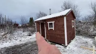 Каркасная баня 4х3м. Карелия компакт в Машезеро