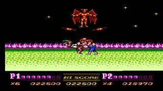 Double Dragon 2 the Revenge Level 9 (NES) Co-Op