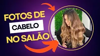 Como fazer uma foto de cabelo.