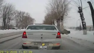 Авария в Ленинском районе.