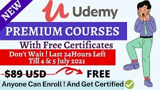Udemy Free Courses With Free Certificates | Certified Free Online Courses |Web Development And More