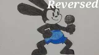 Drawing Oswald in Reverse | Friday Night Funkin